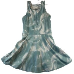 Threads 4 Thought ReActive Athletic Dress Tie Dye Pockets Zip Size M